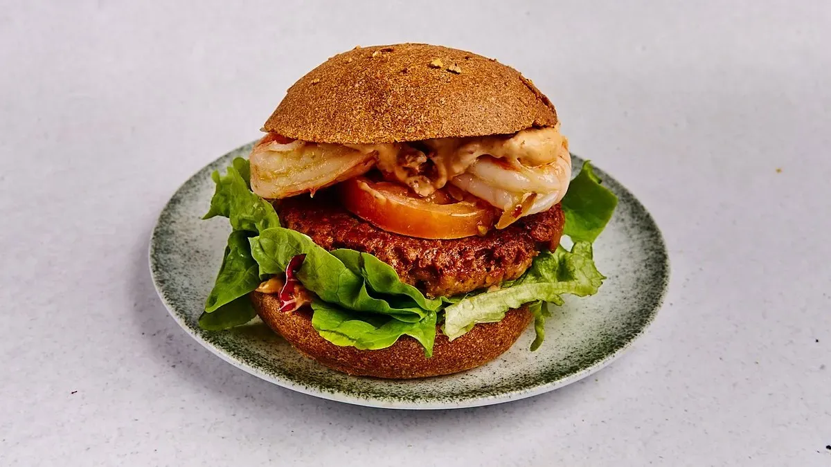 Veggie Surf & Turf Burger