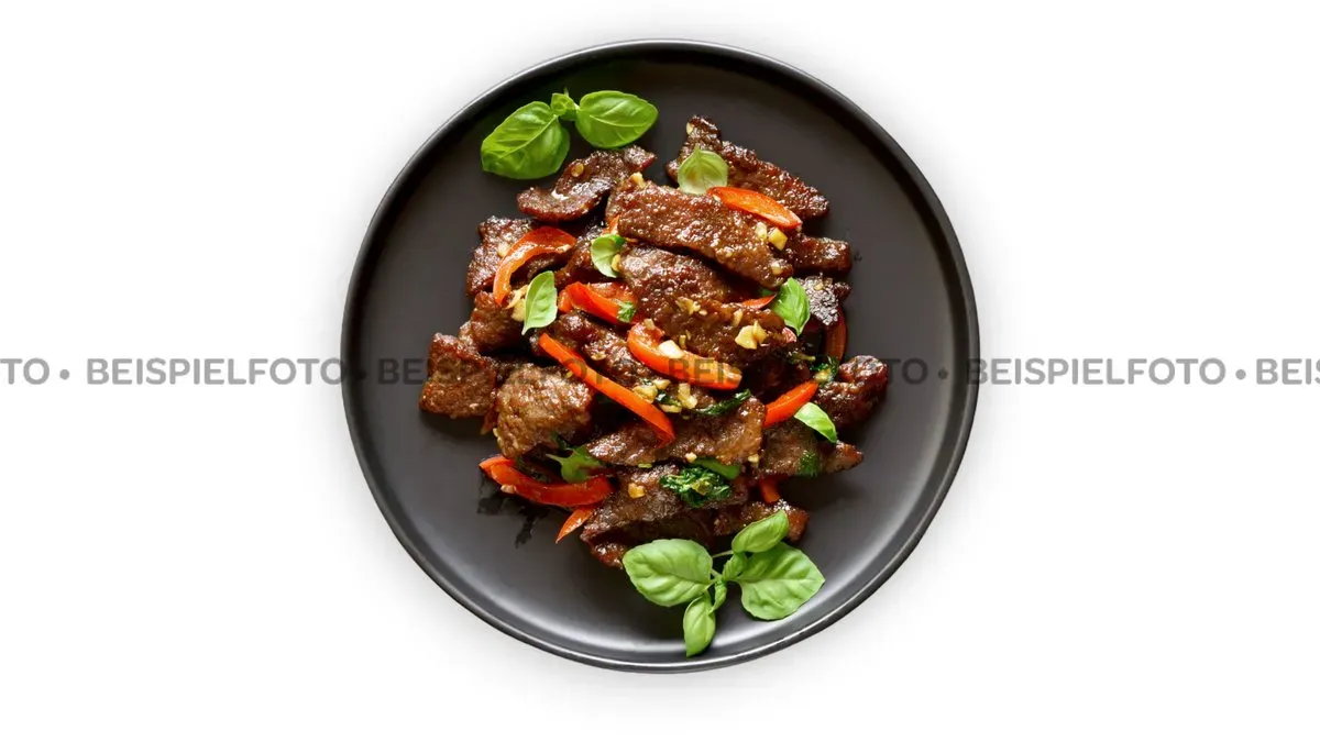 46. Roasted Beef Meat according to Szechuan Style