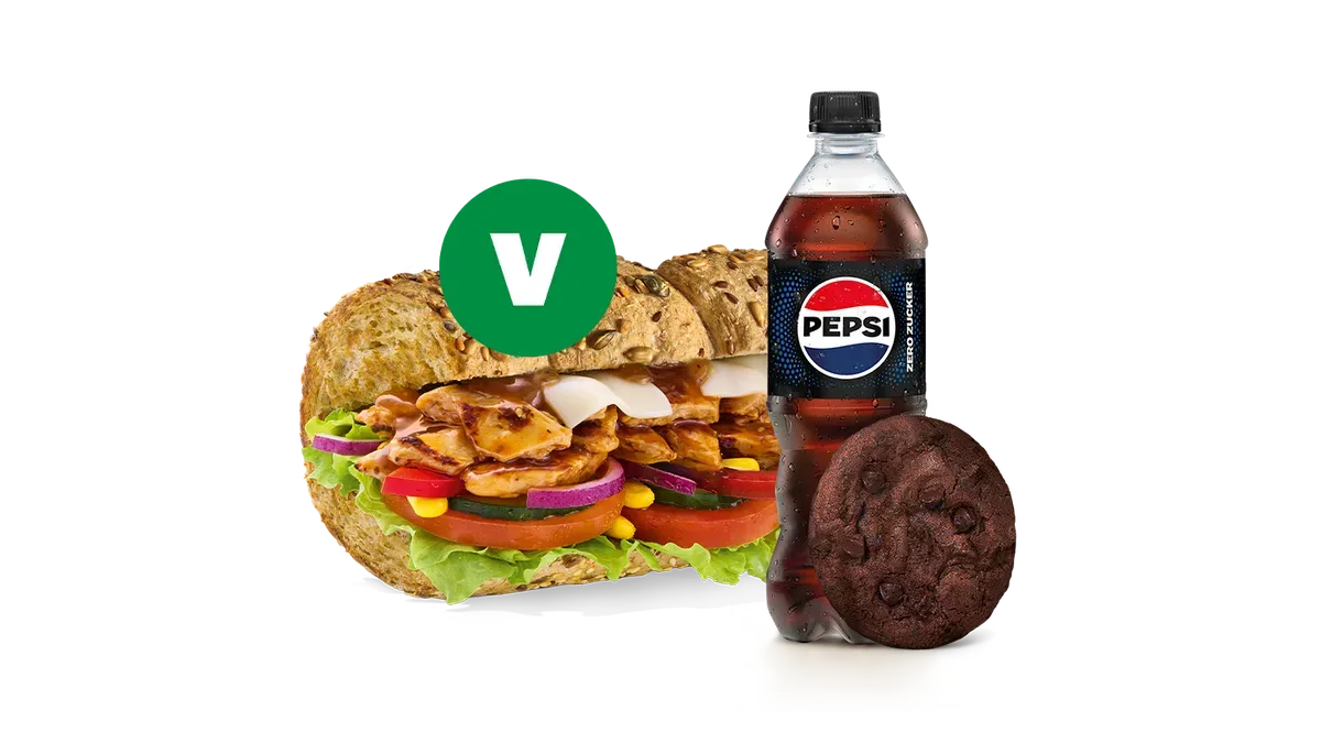 Plant-Based Chicken Teriyaki Sub (15-cm) Menu