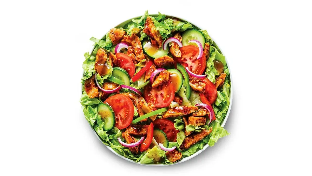 Plant-Based Chicken Teriyaki Salad