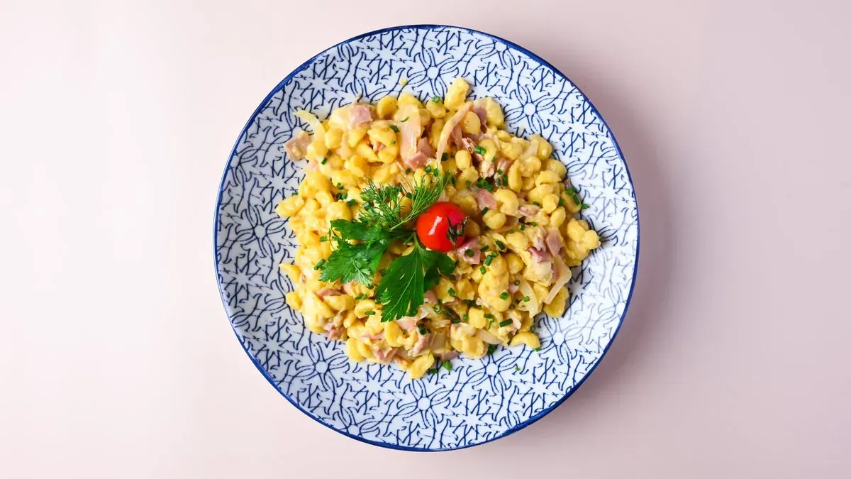 Schinkenspätzle