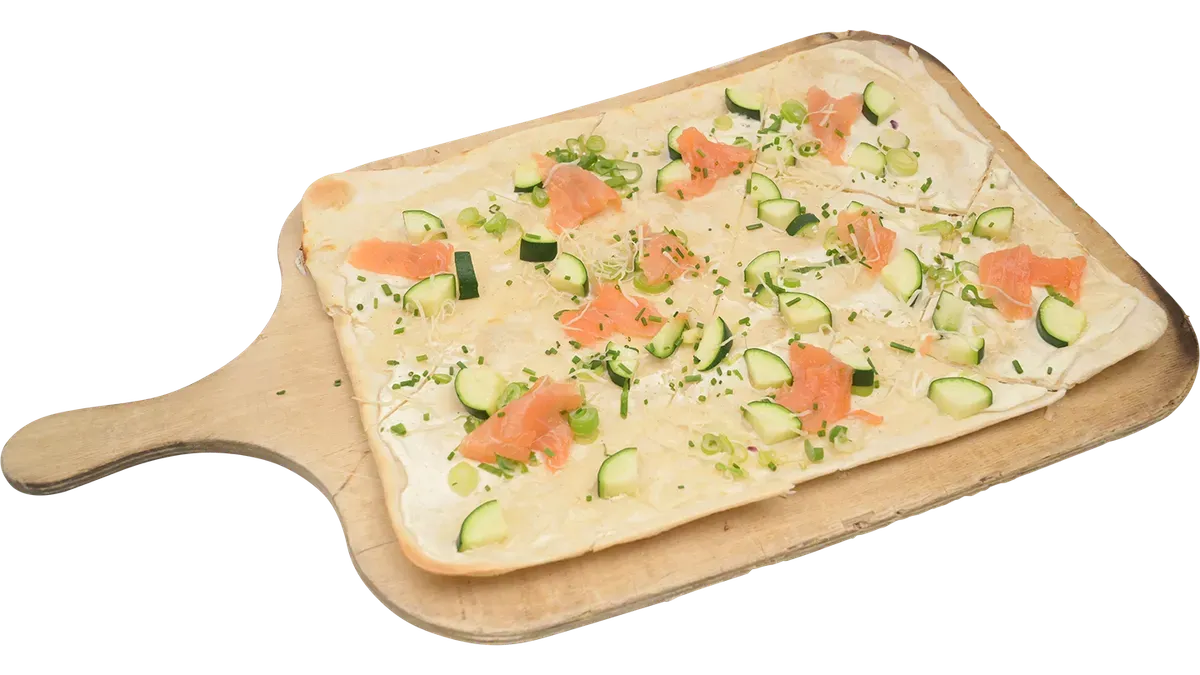 Lachs mit Grün