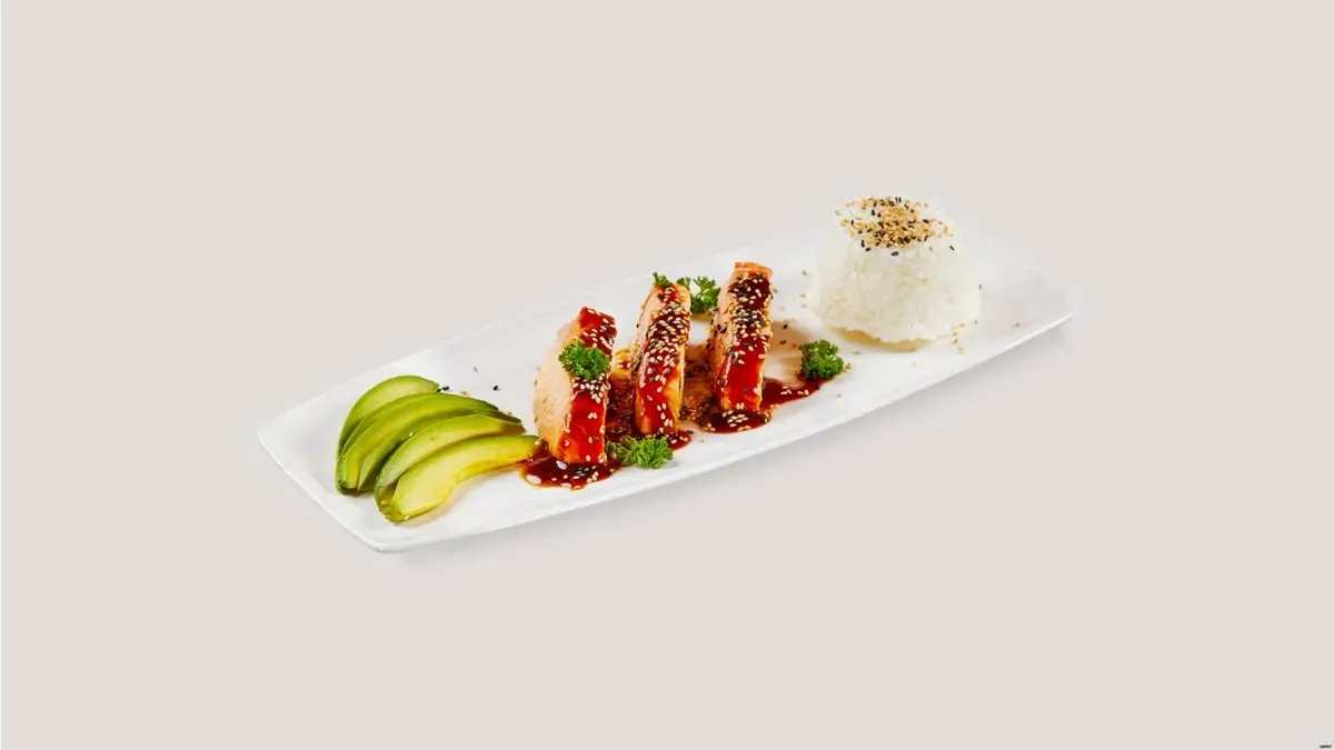 87. Salmon Fillet Teriyaki