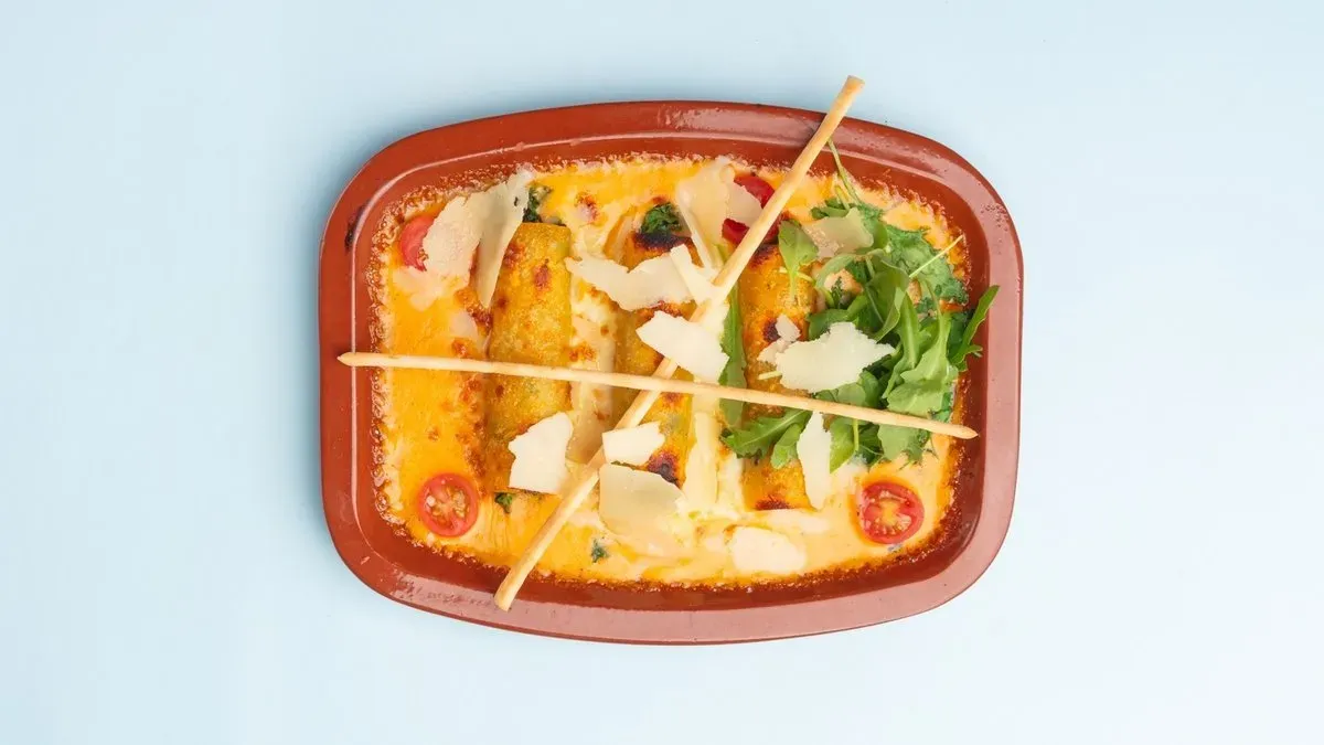 261. Canneloni con Ricotta e Spinaci
