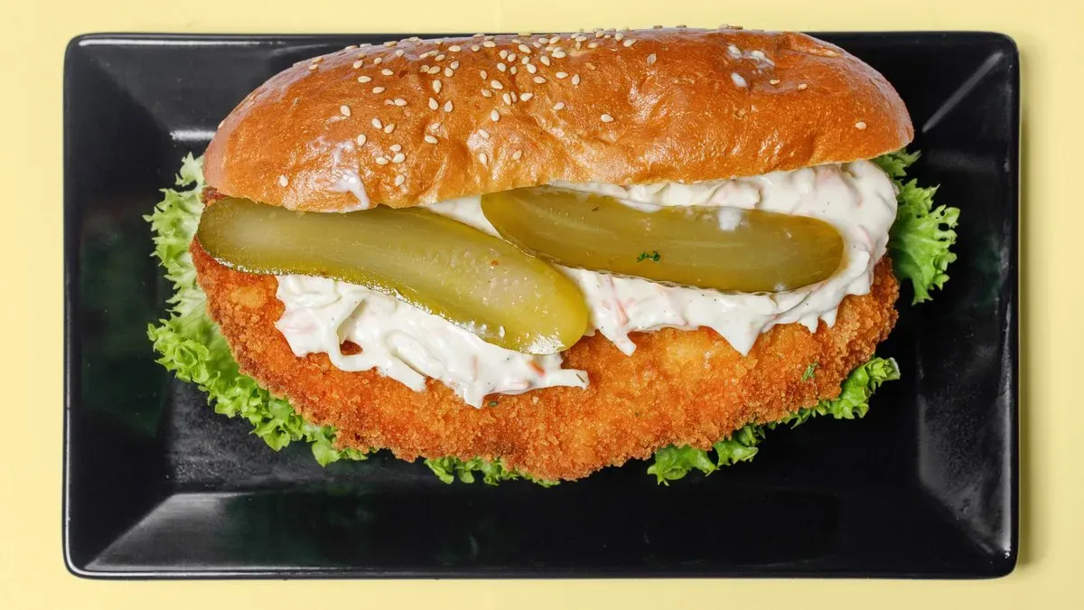 Hähnchenschnitzel Sandwich