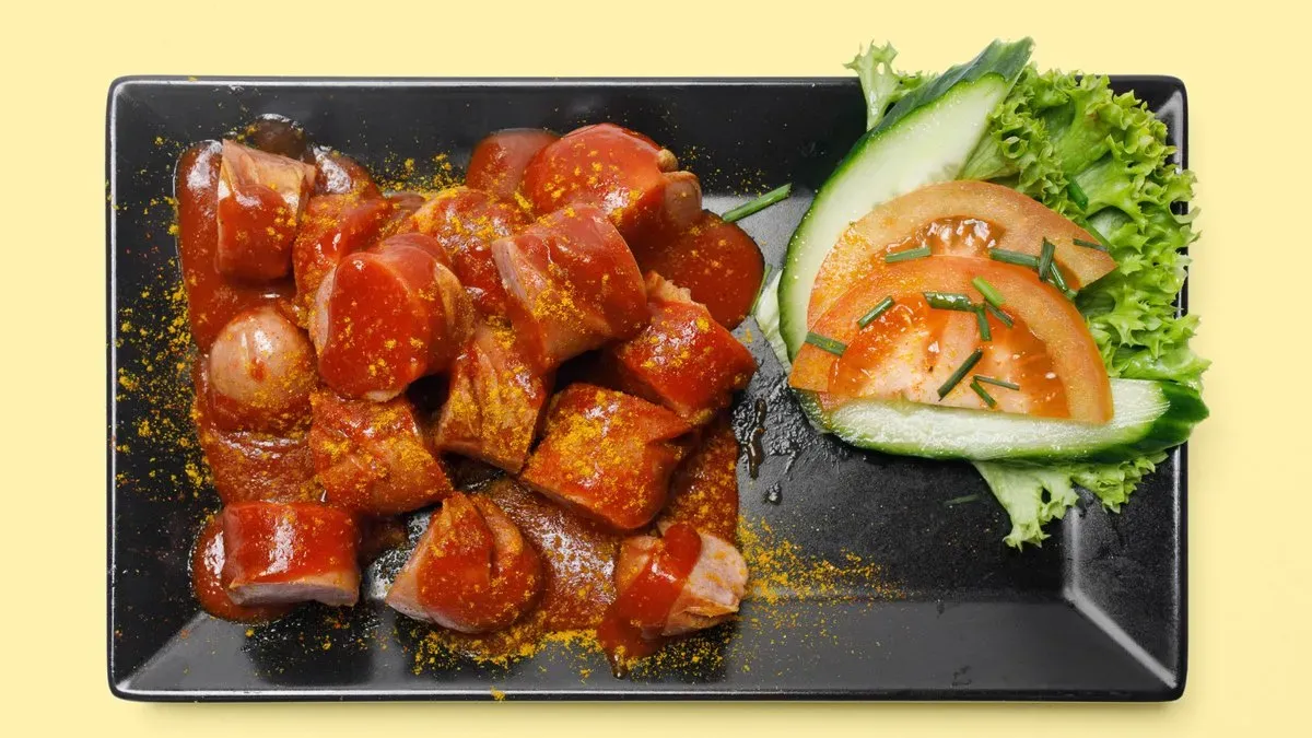 Doppel Berliner Currywurst