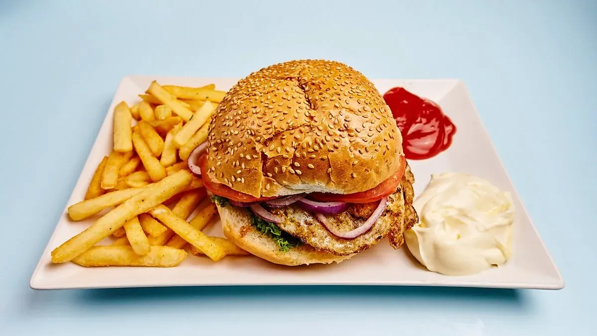22. Egg Cheeseburger