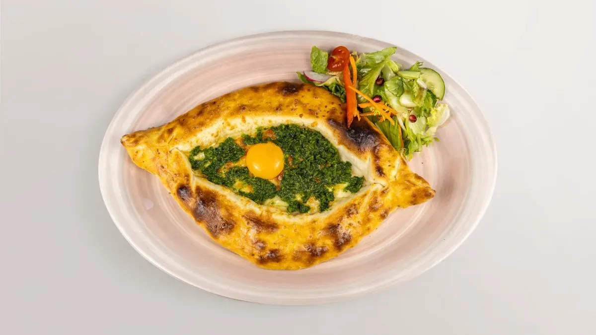81. Khachapuri mit Spinat