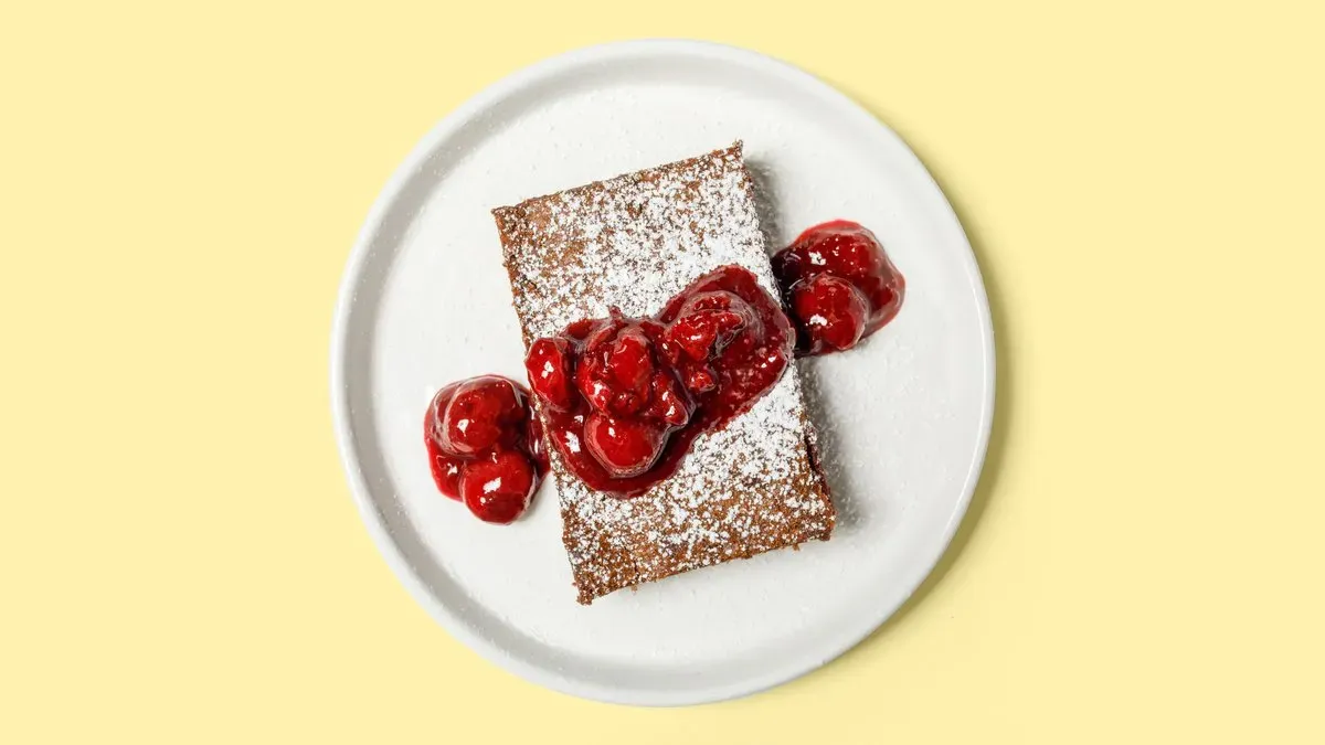 Schokoladen-Kirsch-Brownie