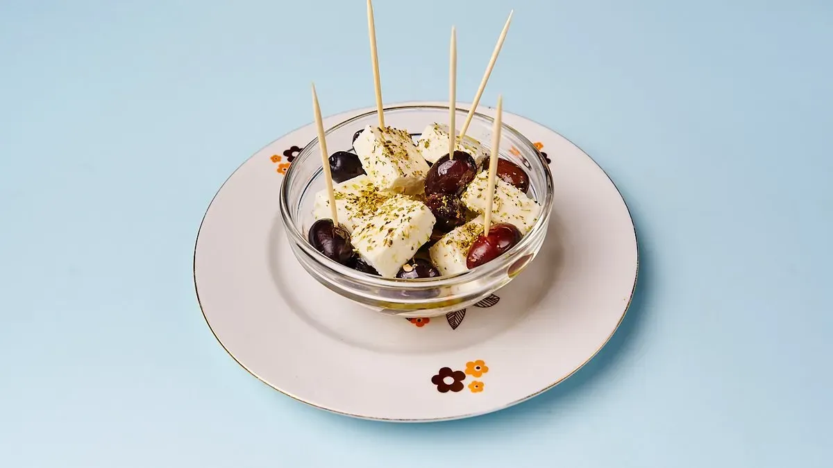 Feta und Oliven