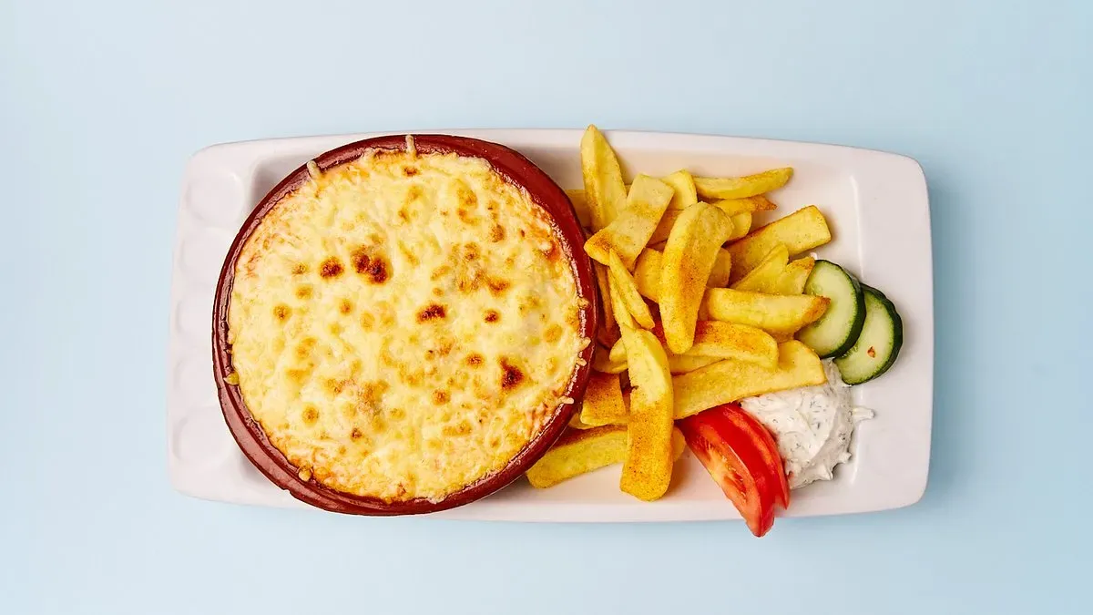 Überbackenes Gyros