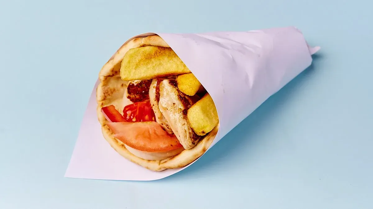 Hähnchen-Souflaki-Pita