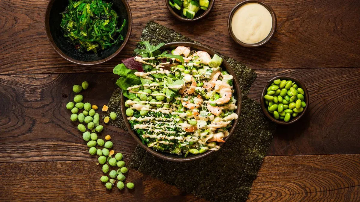 Green Cream Bowl