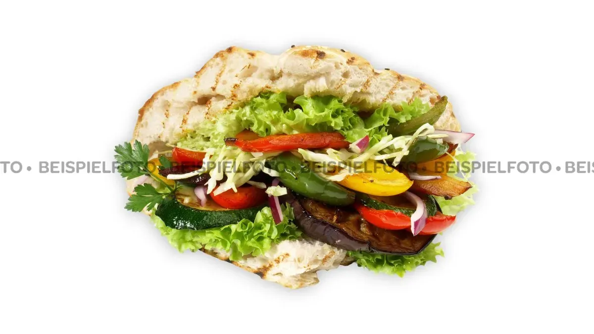 52. Vegetarian Döner with Halloumi