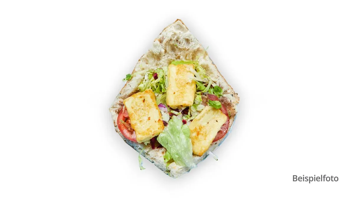 K4. Kumpir with Döner Meat & Halloumi