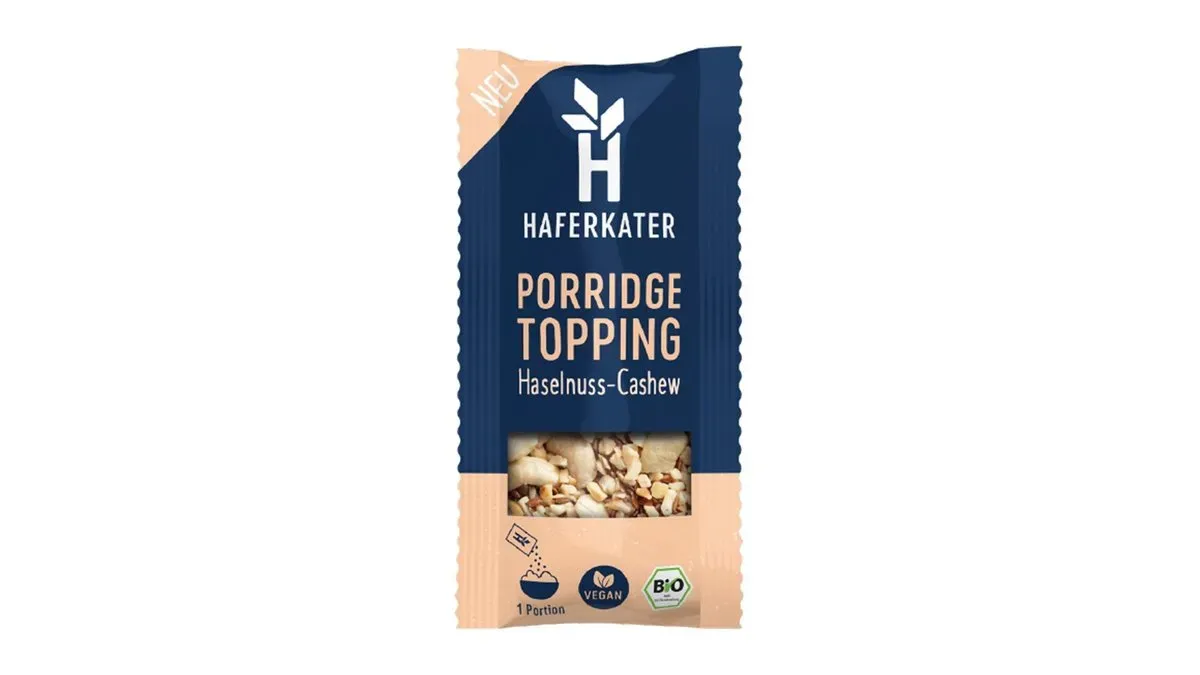 Haferkater Haselnuss-Cashew Topping