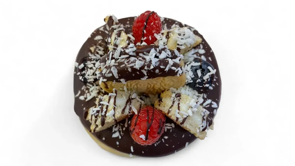 Veganer Oreo Donut