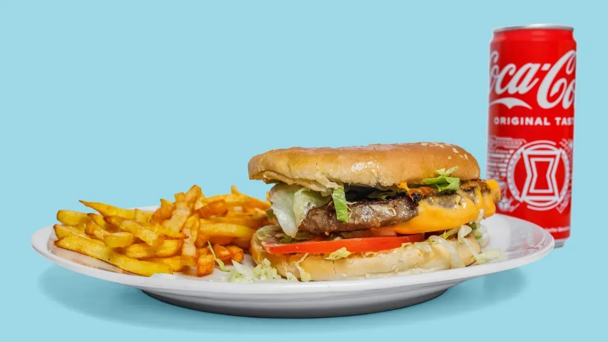 Cheeseburger Menü