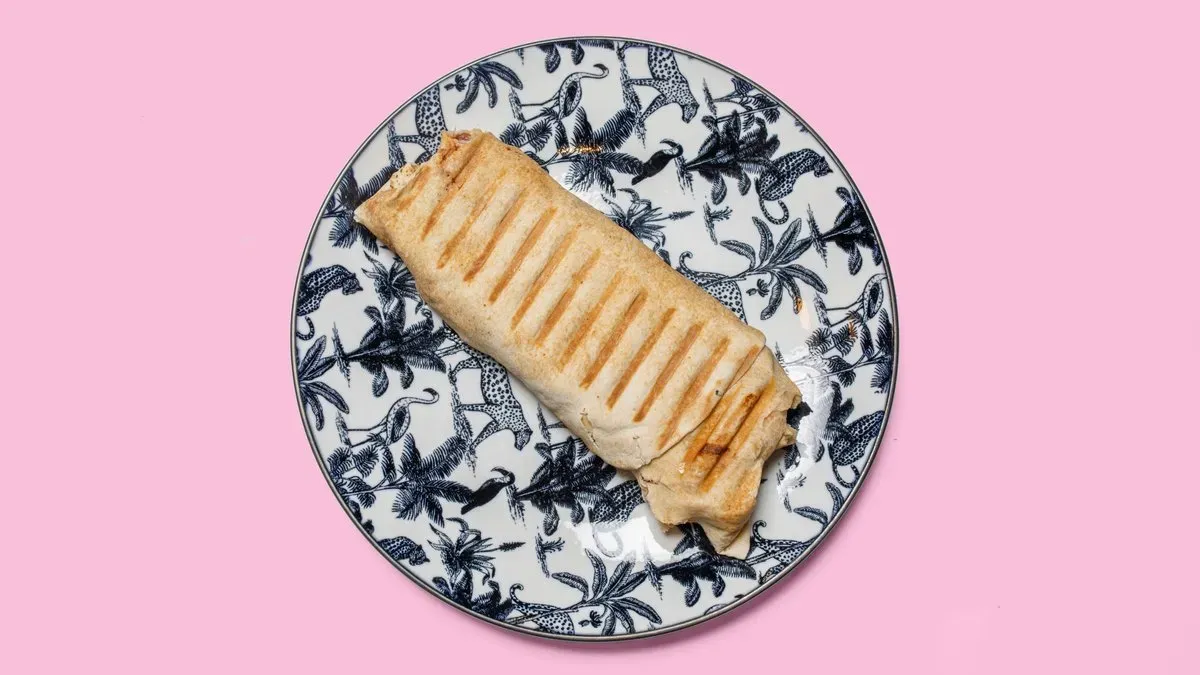 Falafel and Halloumi Roll