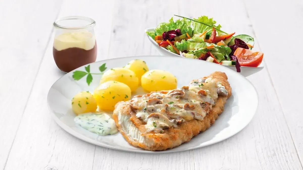Plus Menu: Fish Fillet "Champignon"