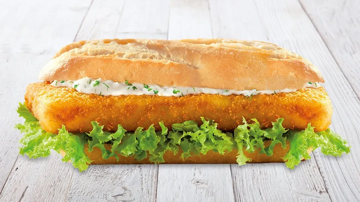 2 for 1 - Baked fish baguette