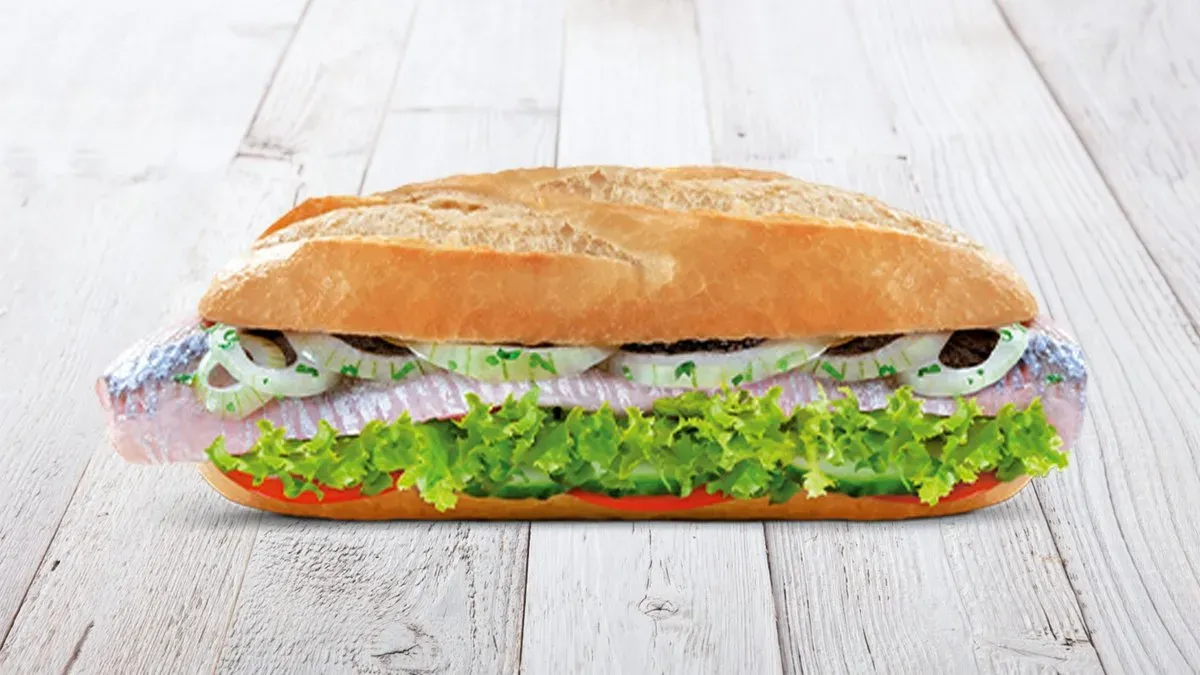 Matjes baguette