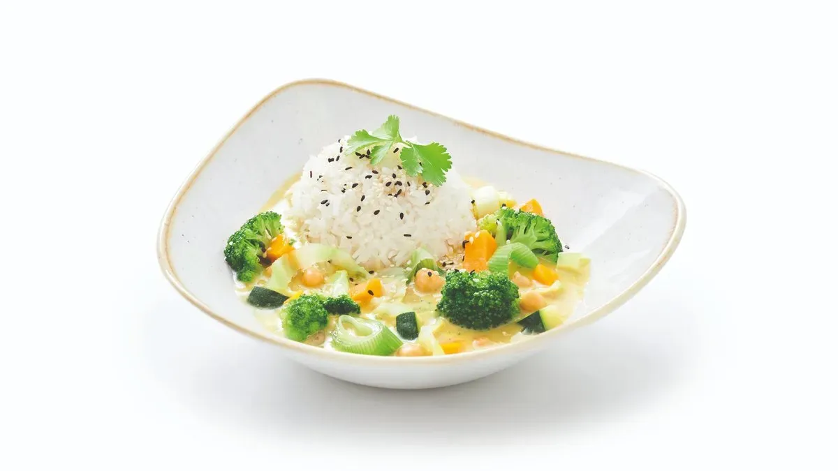 Mango Kokos Curry Menü