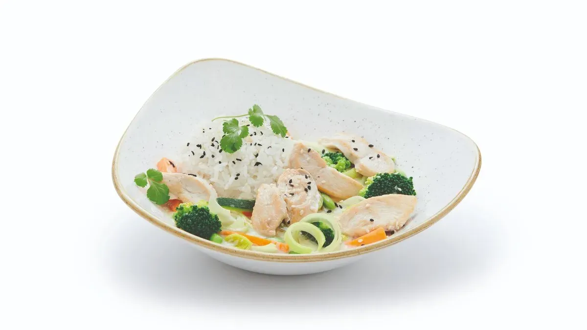 Green Thai Curry Chicken Menü