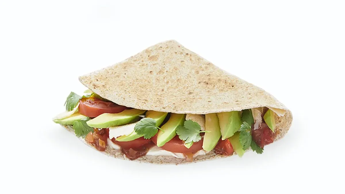 Creamy Koriander Avocado Flatbread