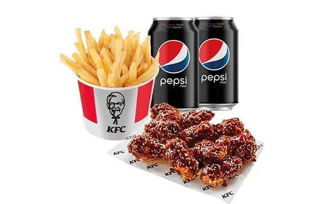 10 Smoky BBQ Wings + 2 Üdítő (0,33l) + Sült Burgonya Kosár