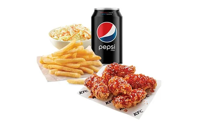 5 Sweet Chilli Wings + Üdítő (0,33l) + Normál Sült Burgonya + Káposztasaláta