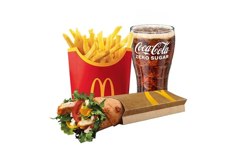 McWrap sült csirkemellel McMenü