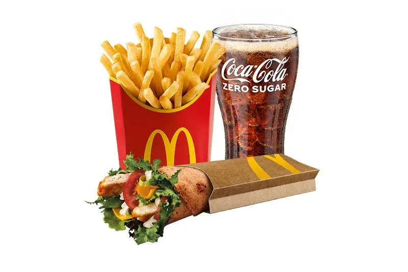 McWrap sült csirkemellel McMenü Plusz