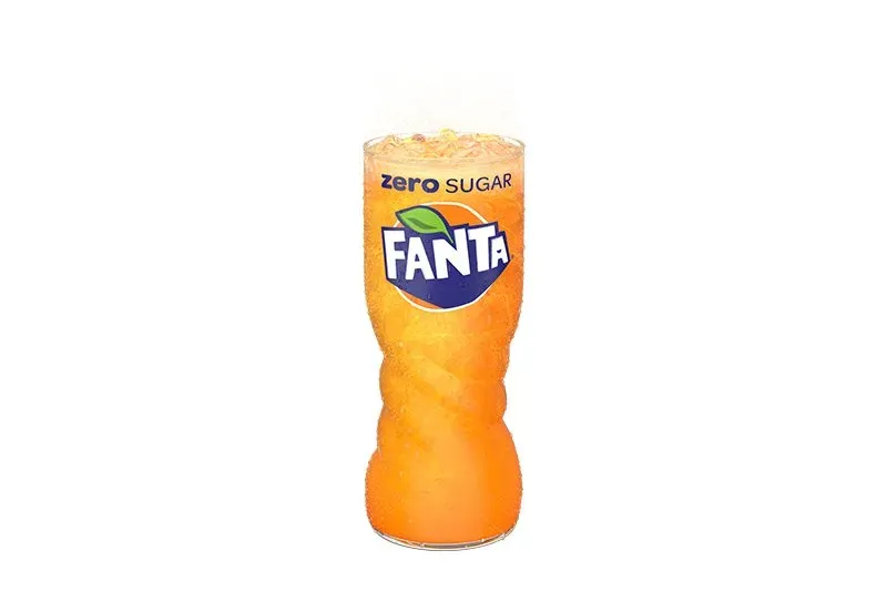Fanta Narancs Zero 0,4l - Édesítőszerekkel, fenilalanin-forrást tartalmaz