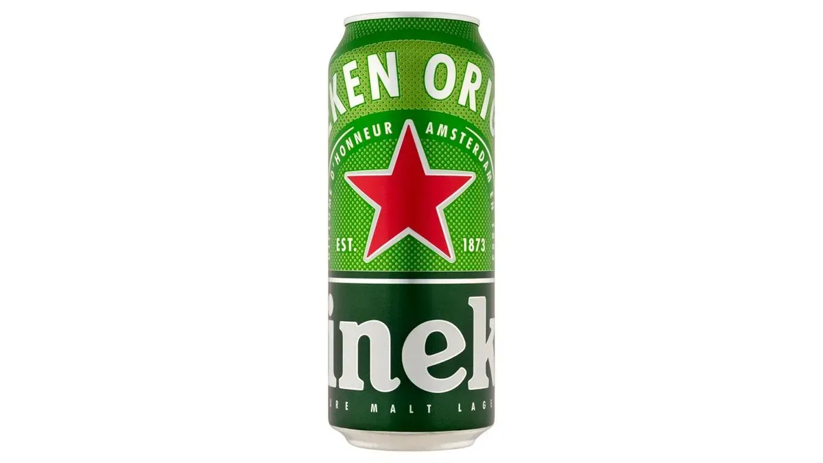 Heineken Original minőségi világos sör 5% 0,5 l doboz