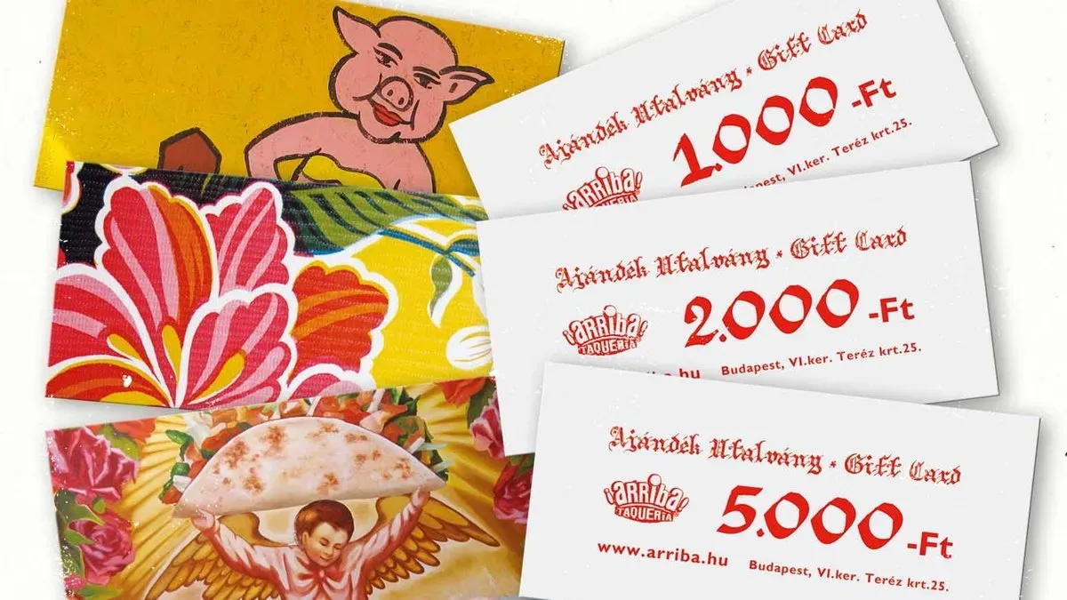 AJÁNDÉKUTALVÁNY 5 000 Ft