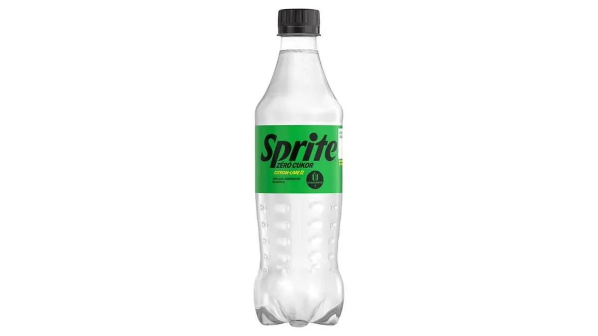 Sprite Zéró Cukor citrom- és limeízű energiamentes szénsavas üdítőital édesítőszerekkel 500 ml