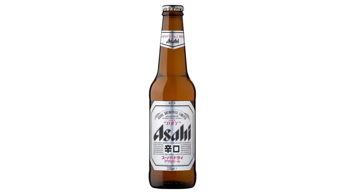Asahi Super Dry pasztőrözetlen minőségi világos sör 5,2% 330 ml