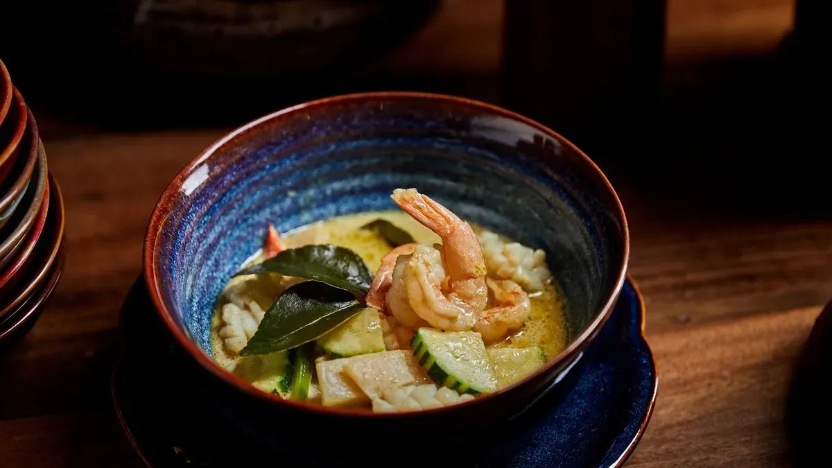 Zöld Curry - seafood