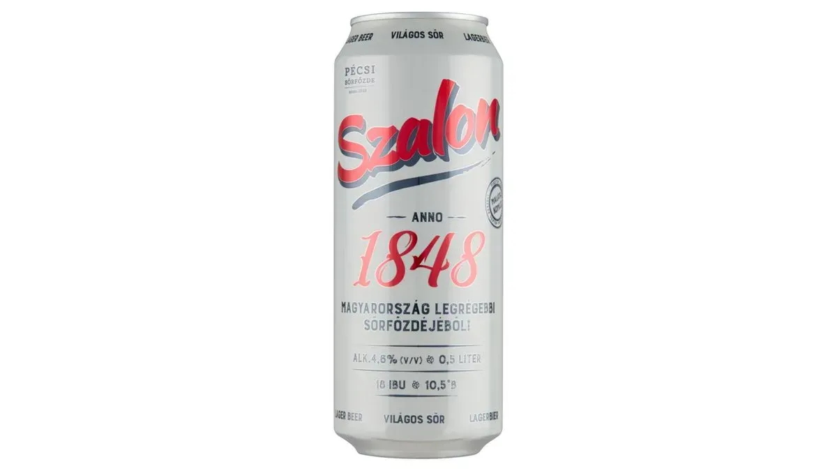 Szalon Tiszta Malátás dobozos sör 0,5 l
