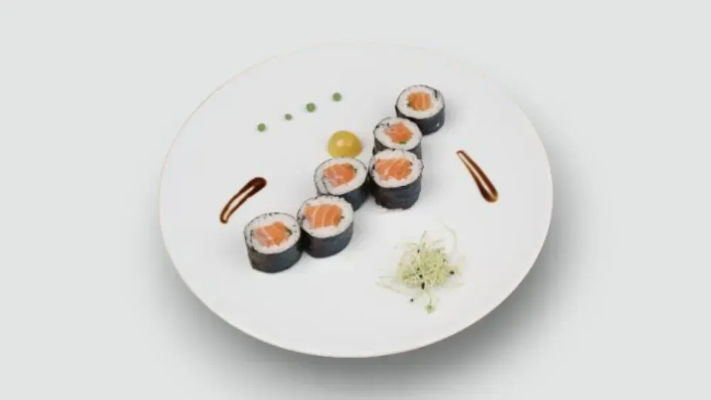Sushi friss lazacból (6 db maki)