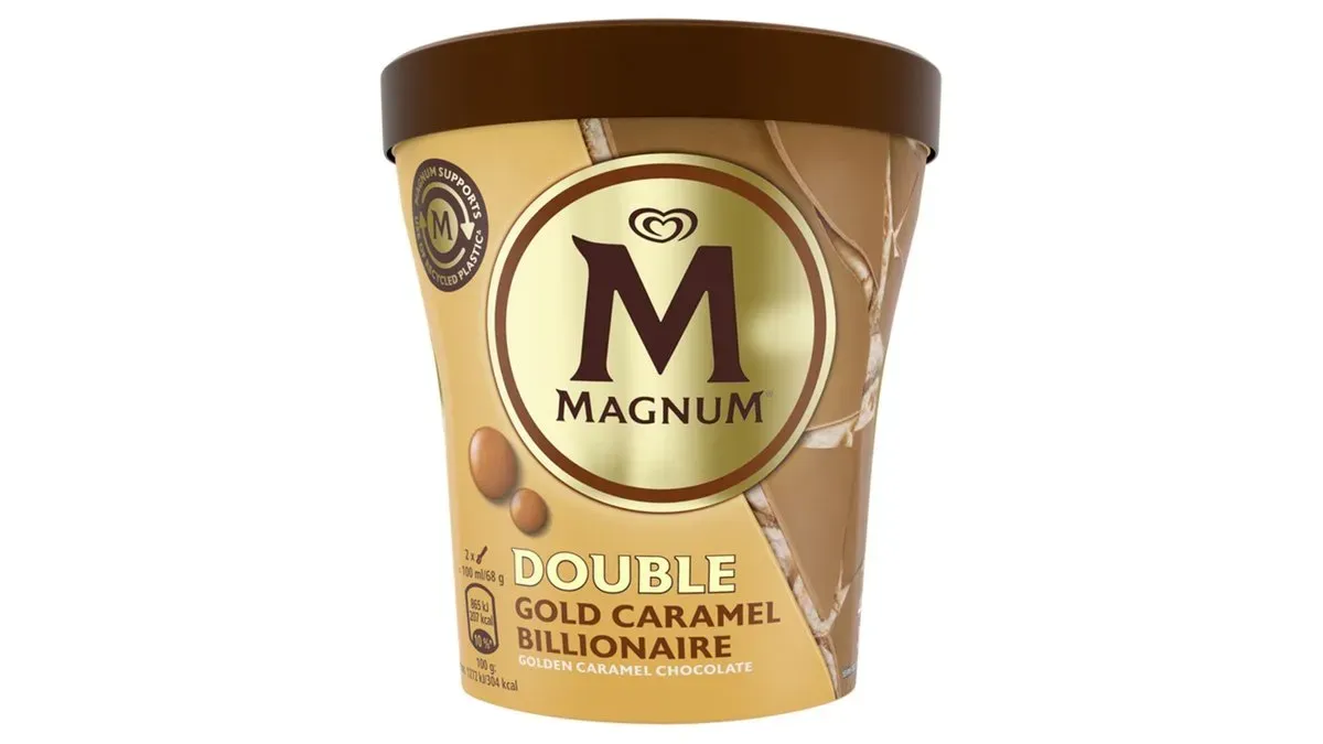 Magnum poharas dupla gold karamell jégkrém 440 ml