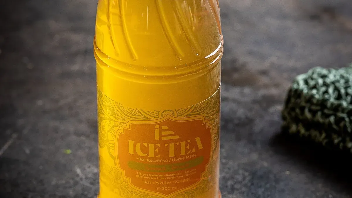 Barackos házi ICETEA 330 ml (cukormentes)