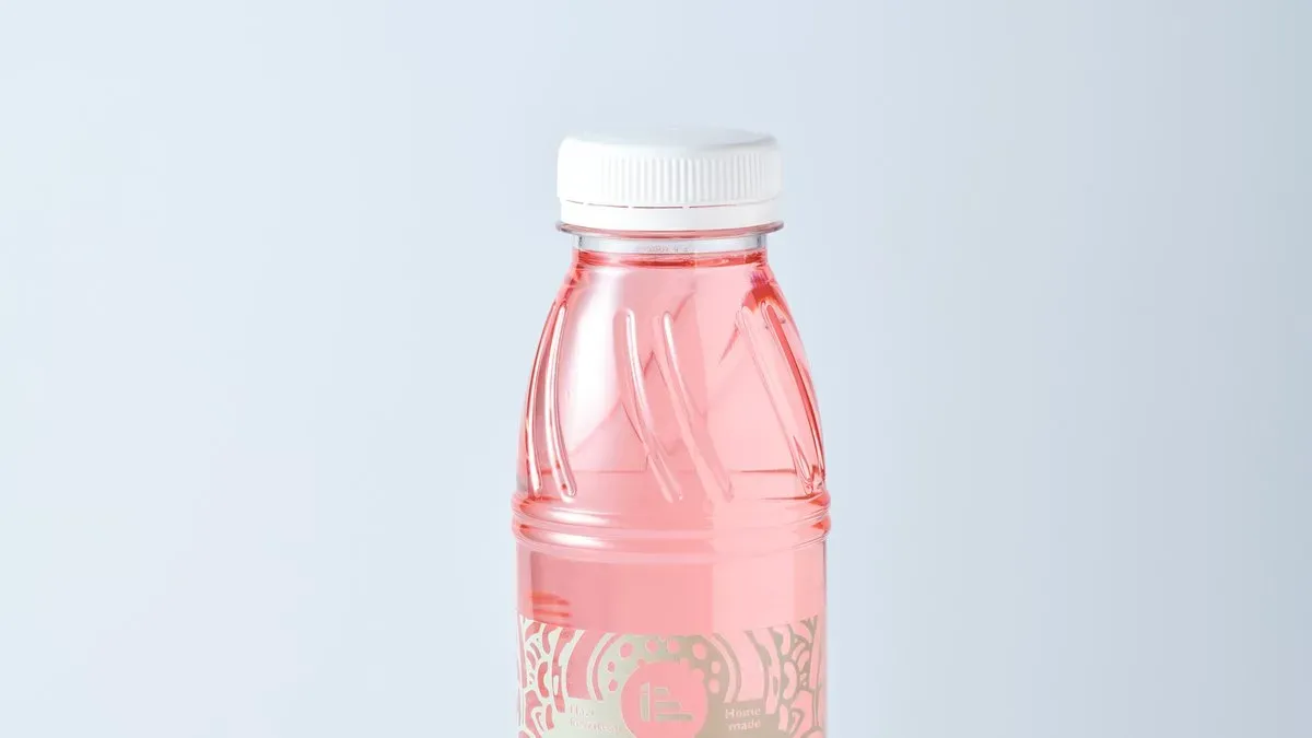 Eper-menta házi limonádé 330ml (cukormentes)