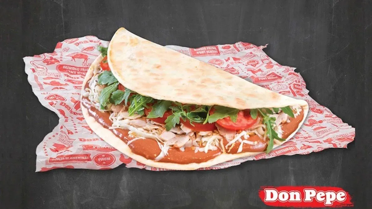 BBQ csirkés piadina