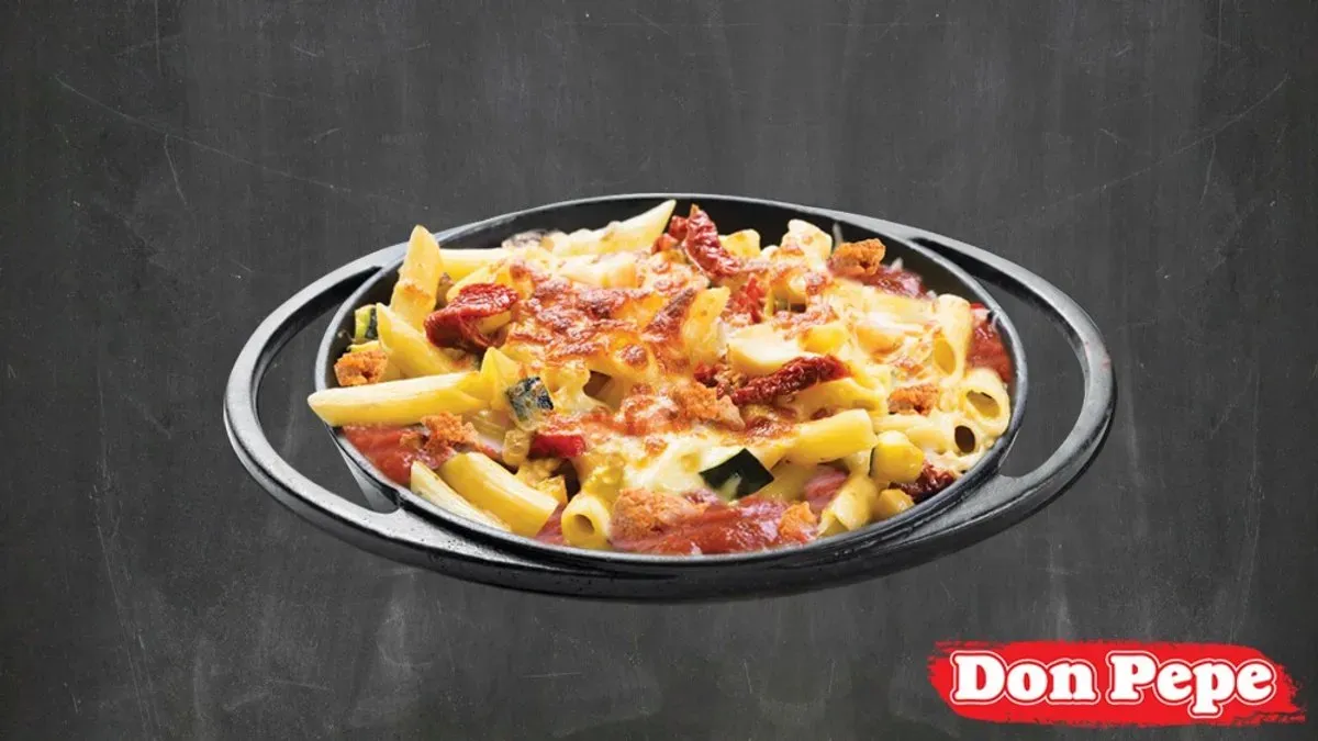 Vegán Kemencés zöldséges penne