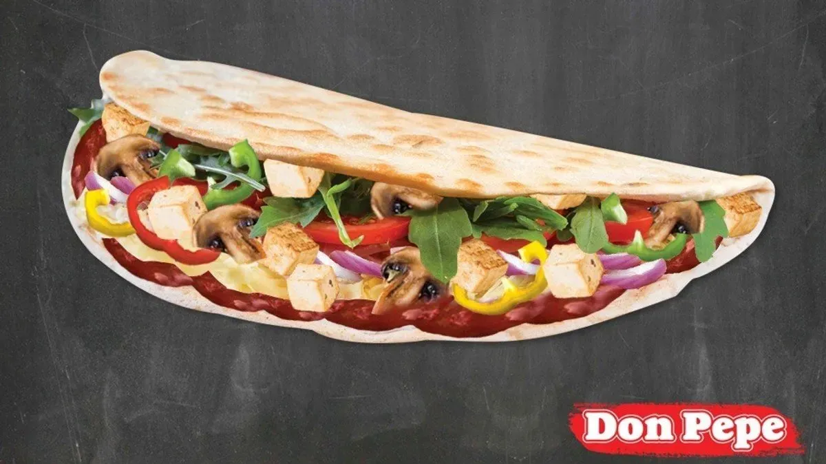 Vegán BBQ piadina