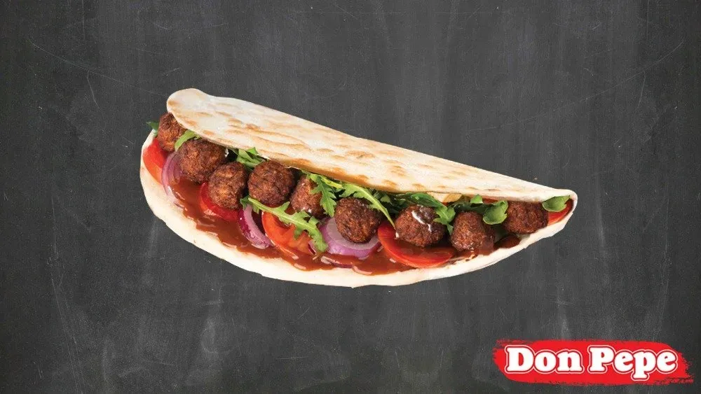 Húsgolyós piadina