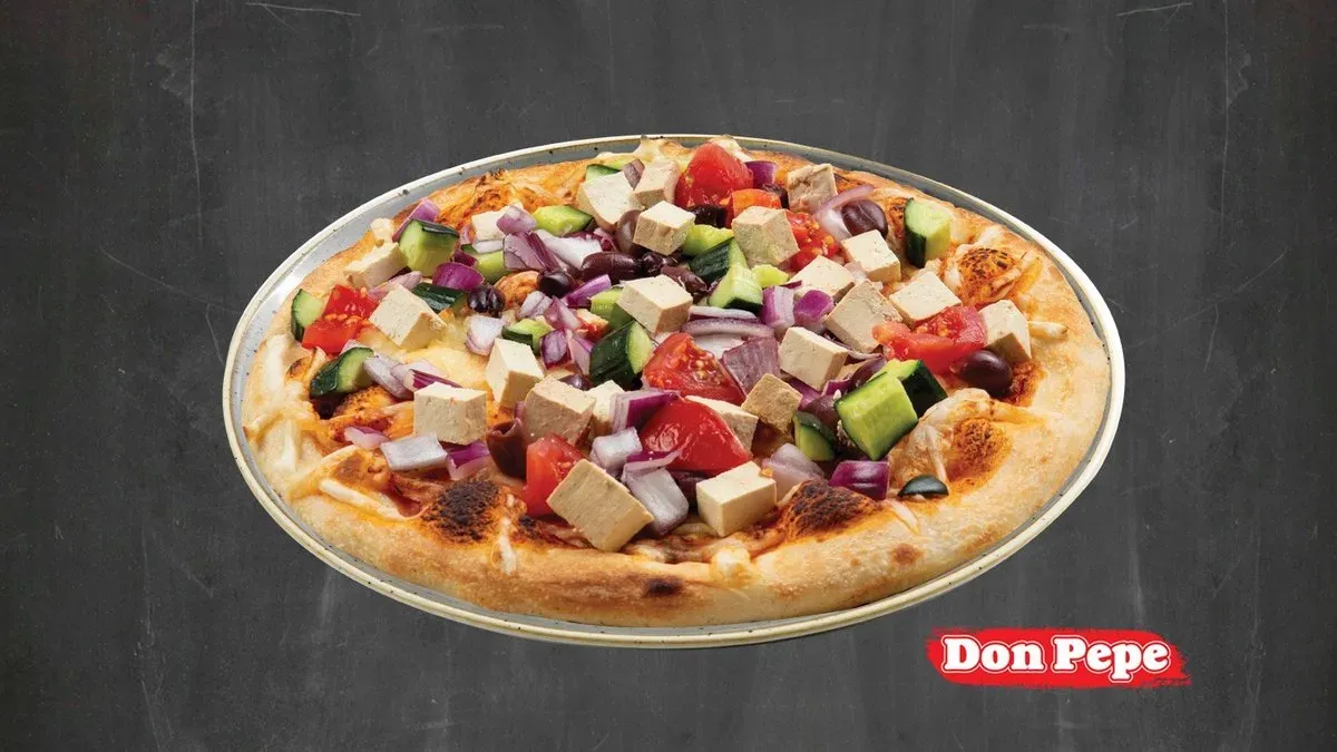 A hónap extra pizzája: Vegán Görög Salátás Pizza