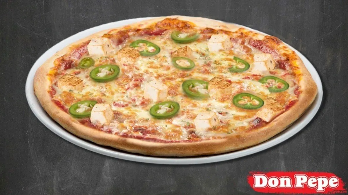 Vegán Jalapeno papa pizza